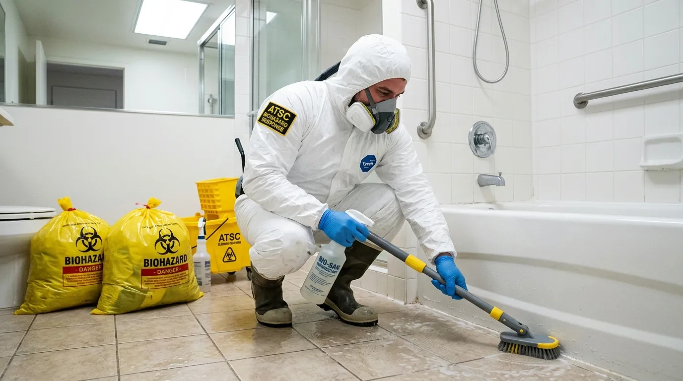 Decontamination equipment deployed for Blood Cleanup in Mesa
